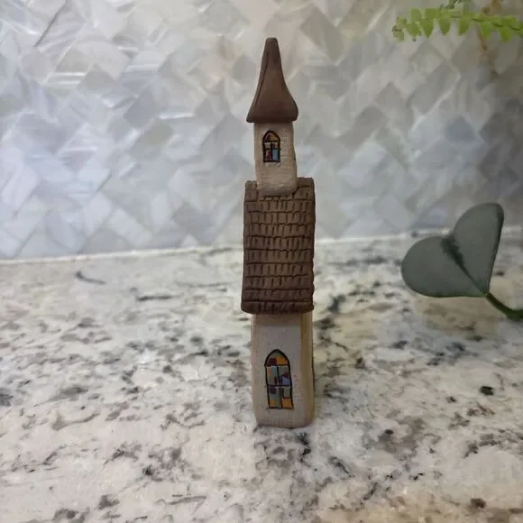 Vintage 1998 Blossom Bucket Suzi Skoglund Church Stain Glass Windows Signed Suzi - Picture 2 of 9